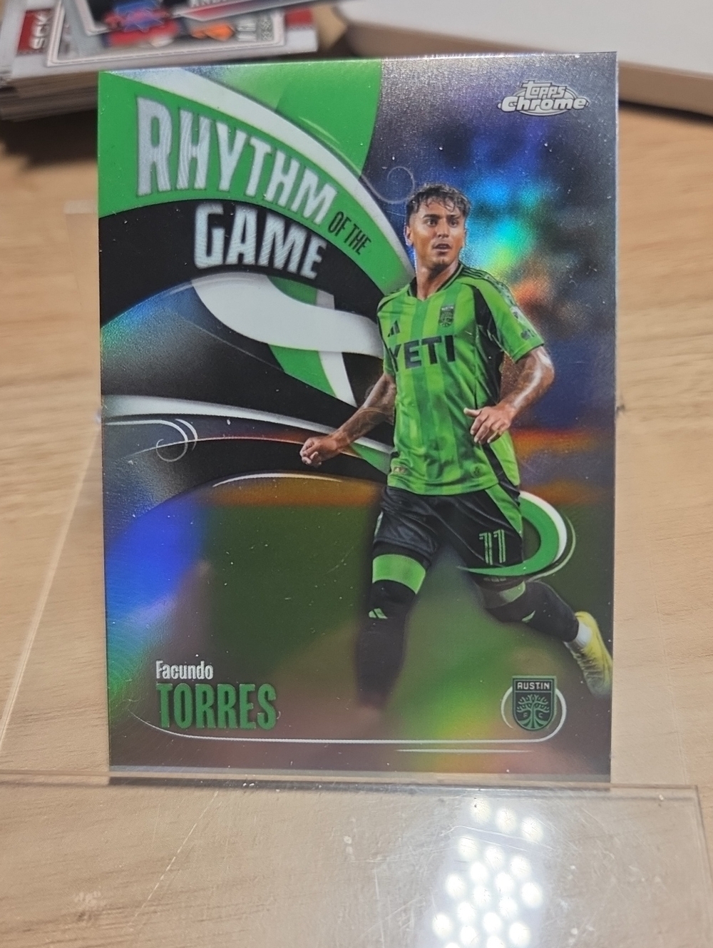 2026 Topps Chrome MLS Facundo Torres Rhythm of the Game